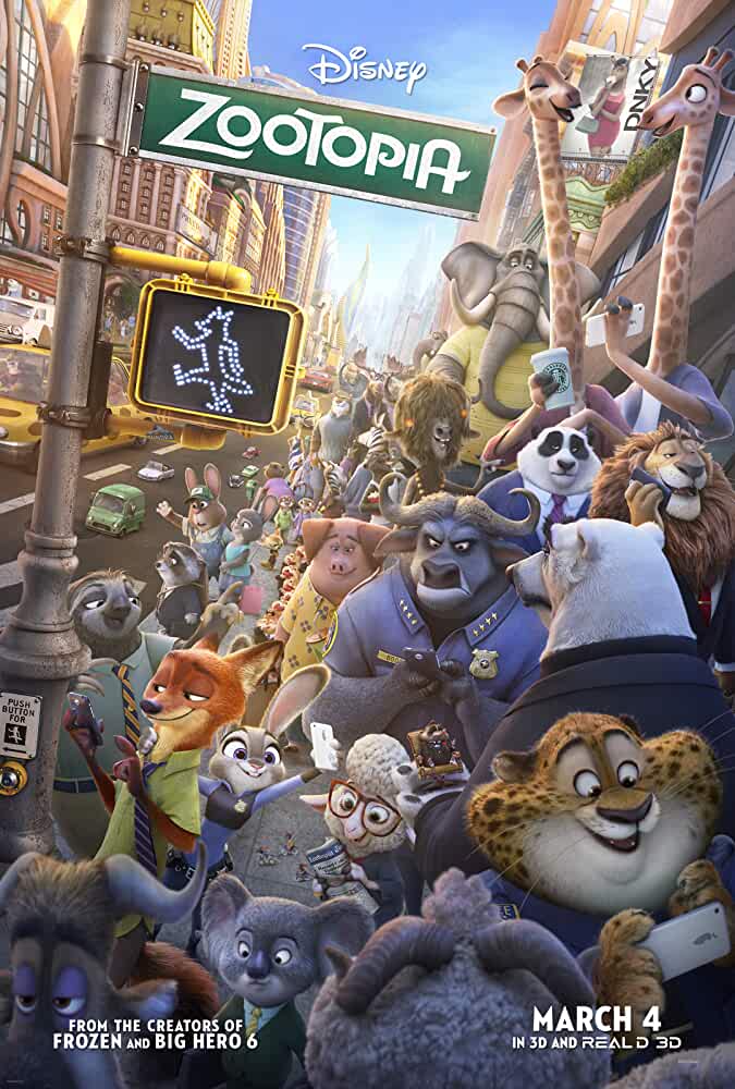  Zootopia (2016) Dual Audio {Hindi-English} 480p [350MB] | 720p [1GB] | 1080p [2GB]