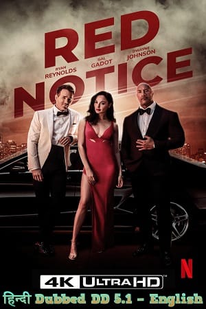  Red Notice – Netflix Original (2021) Dual Audio {Hindi-English} 480p [400MB] | 720p [1.3GB] | 1080p [3GB] | 2160p [6.4GB]